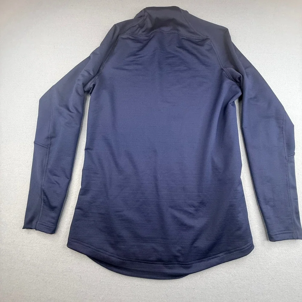 Jordan Compression Shirt Mens Medium Navy Blue Long Sleeve Mock Neck Jumpman